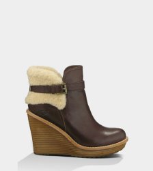 UGG® Anais Boots - Leather MAHOGANY UGG® Anais Boots - Leather MAHOGANY