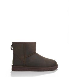 UGG CLASSIC MINI LEATHER CHESTNUT UGG CLASSIC MINI LEATHER CHESTNUT